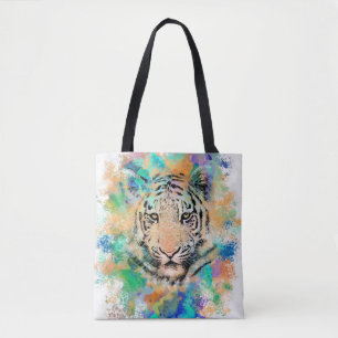 Tiger 3 wild animal tote bag