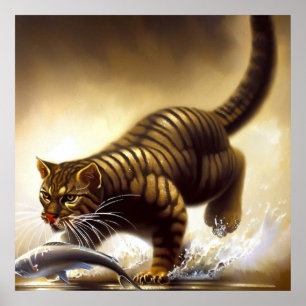Tiger (3) Wild Cat Poster