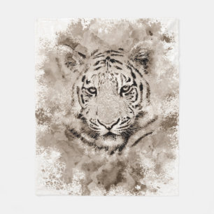 tiger 4 fleece blanket