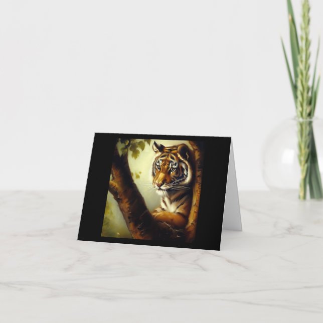 Tiger (9) Wild Cat  Card (Front)