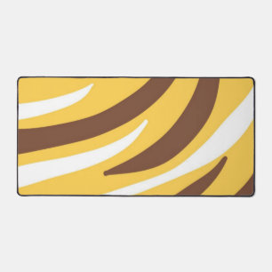 tiger abstract art desk mat