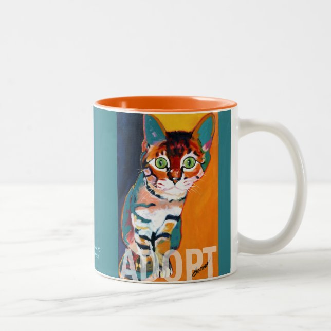 Tiger ADOPT Mug by Ron Burns (Right)