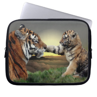Tiger and Cub Laptop Sleeve