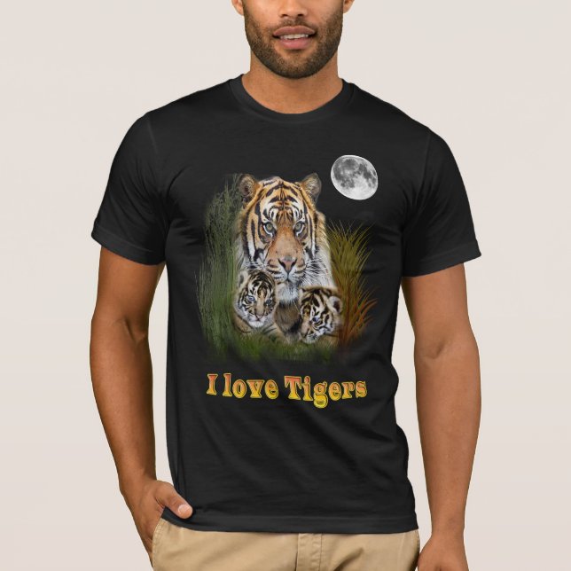 Tiger and cubs T-Shirt (Front)