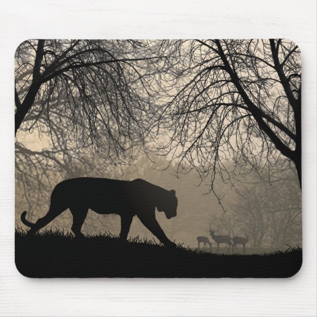 Tiger and Deer Mouse Mat (Front)