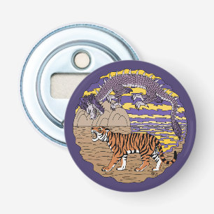 Tiger and Dragon Bottle Opener