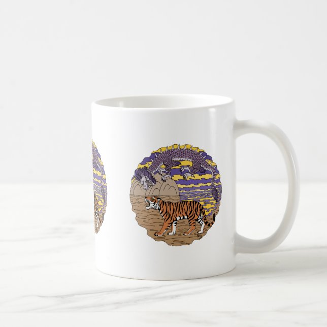 Tiger and Dragon Coffee Mug (Right)