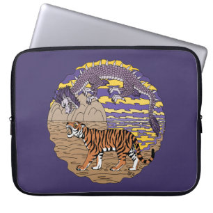Tiger and Dragon Laptop Sleeve