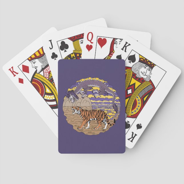Tiger and Dragon Playing Cards (Back)