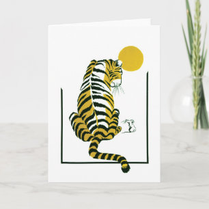 Tiger and Mouse Friends Card