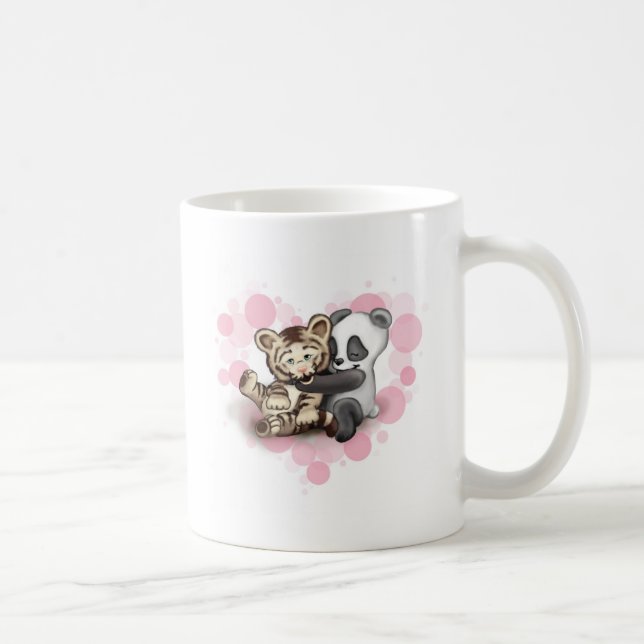 Tiger and Panda Coffee Mug (Right)