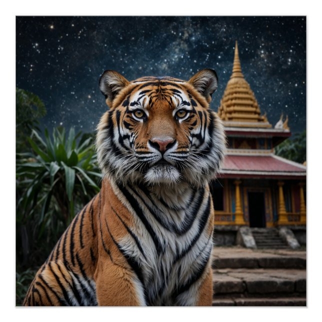 Tiger and Temple Poster (Front)