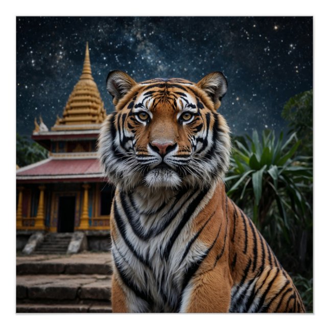 Tiger and Temple Poster (Front)