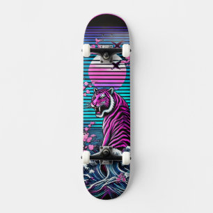 Tiger and Wave Skateboard Deck – Bold Vintage