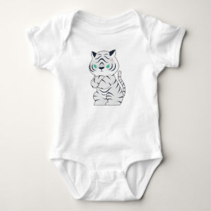 Tiger angry baby bodysuit