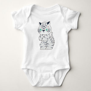 Tiger angry baby bodysuit