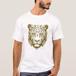 Tiger Animal Freedom World Wildlife Wonder Vector T-Shirt