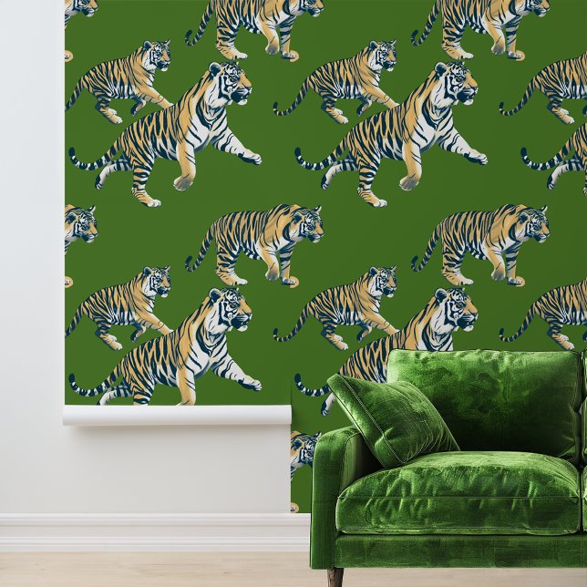 Tiger Animal Pattern Jungle Wallpaper (Creator Uploaded)