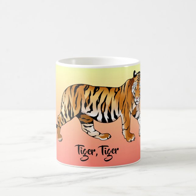 Tiger Animal Pattern  Mug (Center)