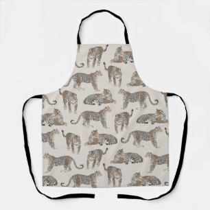 Tiger Animal Pink Modern Apron