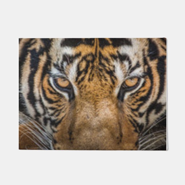Tiger Animal Print Doormat (Front)