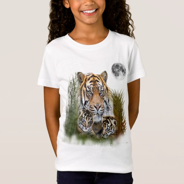 Tiger arnd Cubs T-shirt (Front)