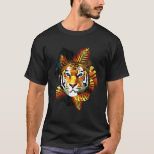 Tiger Art Design For Tiger Cat Lovers And Tiger Fa T-Shirt