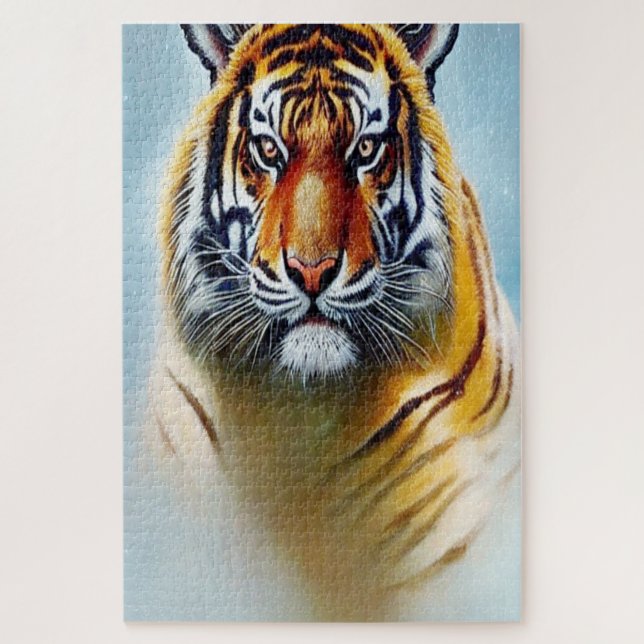 Tiger Art Face Painting    Jigsaw Puzzle (Vertical)