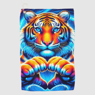 Tiger Art Golf Towel