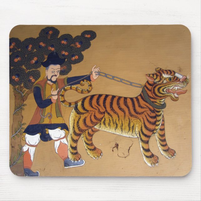 tiger art mouse mat (Front)