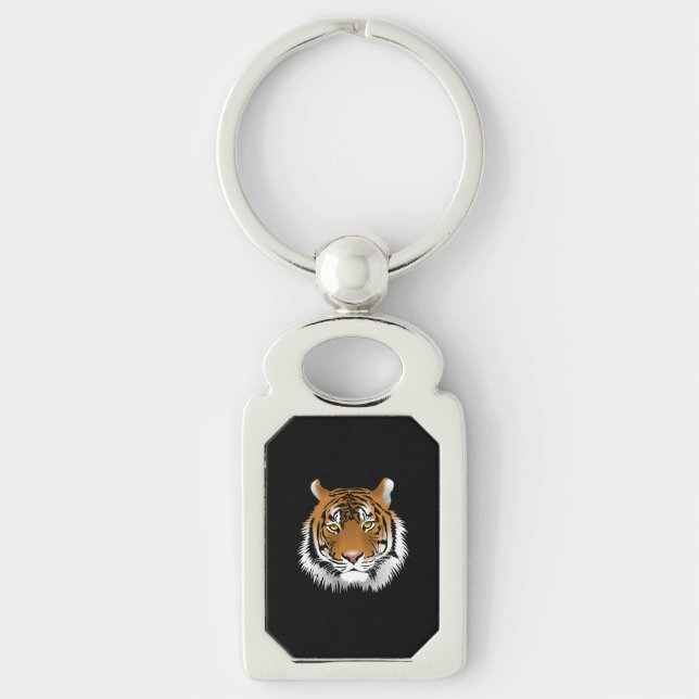 TIGER ART NECKLACE KEYCHAIN (Front)