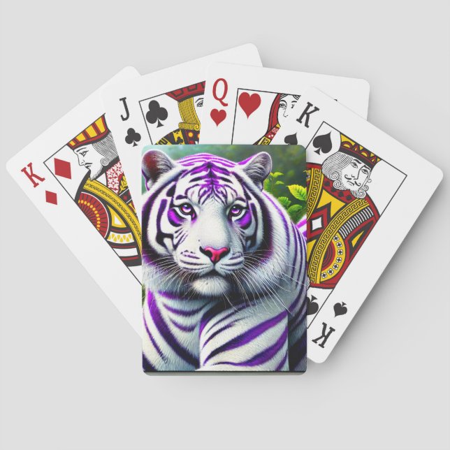 Tiger Art Playing Cards (Back)
