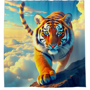 Tiger Art Shower Curtain