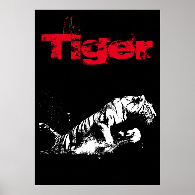 Tiger Artwork Poster (Front)