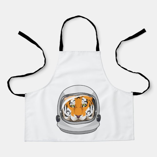Tiger as Astronaut with Helmet Apron (Front)