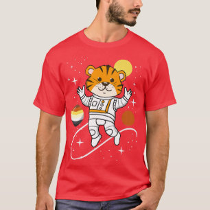 Tiger Astronaut Gay Bear Pride T-Shirt