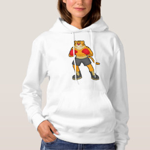 Tiger at Boxing with Boxing gloves Hoodie