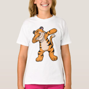 Tiger at Hip Hop Dance Dab T-Shirt