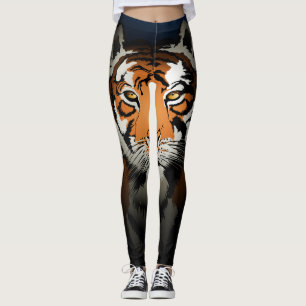 Tiger at night leggings