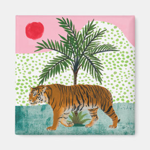 Tiger at Sunrise Magnet
