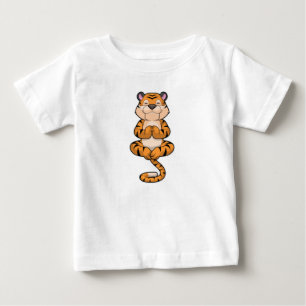Tiger at Yoga Fitness Baby T-Shirt