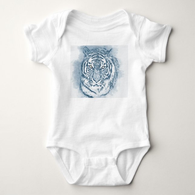 tiger baby bodysuit (Front)
