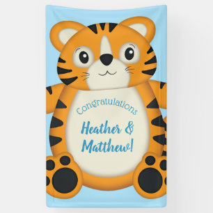Tiger Baby Shower Safari Banner
