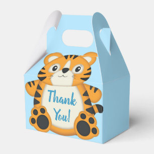 Tiger Baby Shower Safari Favour Box