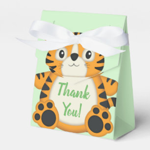 Tiger Baby Shower Safari Favour Box