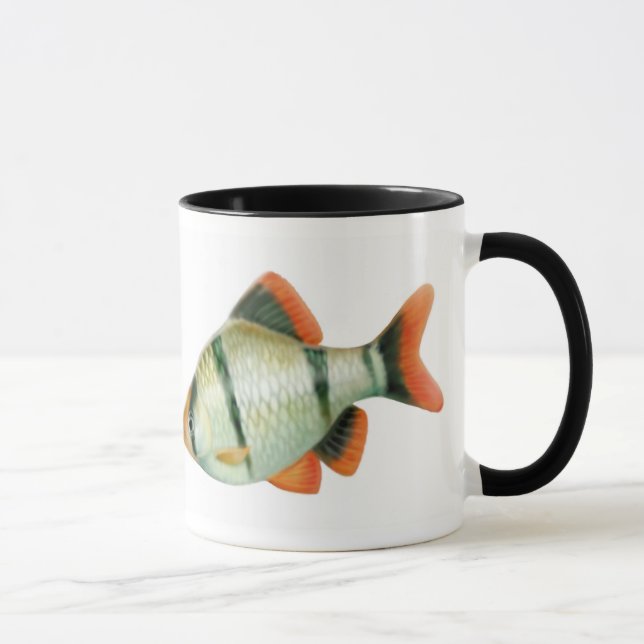 Tiger Barb Aquarium Fish Mug (Right)