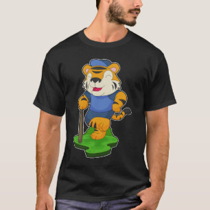 Tiger Baseball Baseball bat T-Shirt