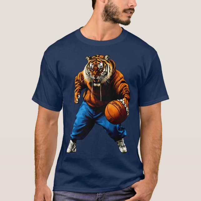 Tiger Basketball T-Shirt (Front)