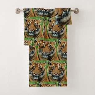 Tiger Bath Towel Set
