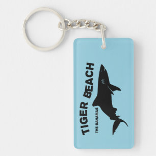 Tiger Beach - The Bahamas Diving With Sharks Key Ring